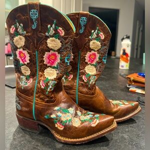 Macie Bean Honey Bunch kids Cowboy Boots size 3
